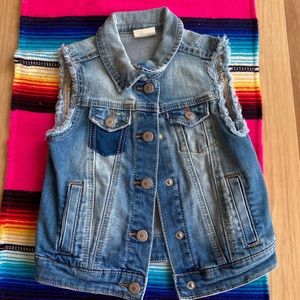 Girls Denim Vest